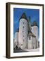 View of Fortified Chateau De Nemours, Ile-De-France, France, 12th Century-null-Framed Giclee Print