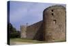 View of Fortified Chateau De Tonquedec, Brittany, France-null-Stretched Canvas