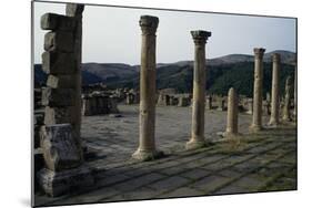 View of Forum, Roman City of Djemila-null-Mounted Photographic Print
