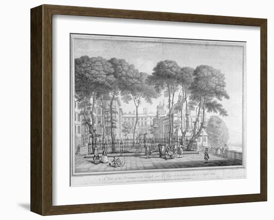 View of Fountain Court, Middle Temple, City of London, 1752-Henry Fletcher-Framed Giclee Print