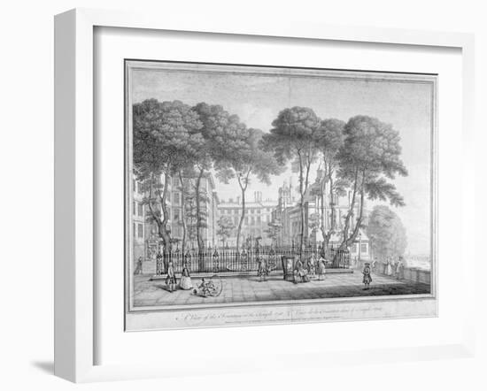 View of Fountain Court, Middle Temple, City of London, 1752-Henry Fletcher-Framed Giclee Print