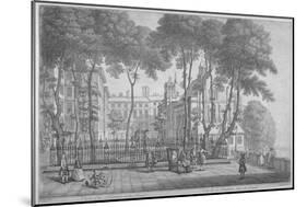 View of Fountain Court, Middle Temple, City of London, 1752-Henry Fletcher-Mounted Giclee Print