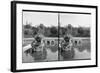 View of Fountain of Neptune at Boboli Garden-null-Framed Photographic Print