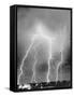 View of Four Bolts of Lightening-null-Framed Stretched Canvas