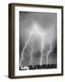 View of Four Bolts of Lightening-null-Framed Photographic Print
