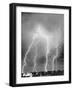 View of Four Bolts of Lightening-null-Framed Photographic Print