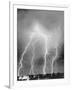 View of Four Bolts of Lightening-null-Framed Photographic Print