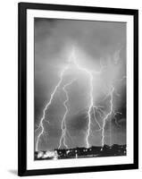 View of Four Bolts of Lightening-null-Framed Photographic Print