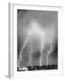 View of Four Bolts of Lightening-null-Framed Photographic Print