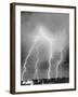 View of Four Bolts of Lightening-null-Framed Photographic Print