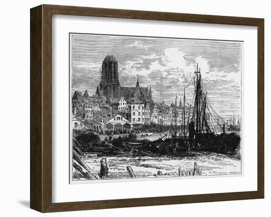 View of Frankfort-On-The-Main with the White Ladies Church in the Background-William Henry James Boot-Framed Giclee Print