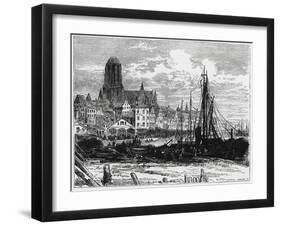 View of Frankfort-On-The-Main with the White Ladies Church in the Background-William Henry James Boot-Framed Giclee Print