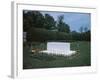 View of Franklin D. Roosevelt's Tombstone-null-Framed Photographic Print