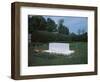 View of Franklin D. Roosevelt's Tombstone-null-Framed Photographic Print