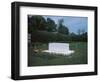 View of Franklin D. Roosevelt's Tombstone-null-Framed Photographic Print