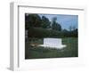 View of Franklin D. Roosevelt's Tombstone-null-Framed Photographic Print