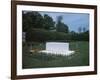 View of Franklin D. Roosevelt's Tombstone-null-Framed Photographic Print
