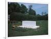 View of Franklin D. Roosevelt's Tombstone-null-Framed Photographic Print