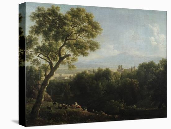 View of Frascati, 1820-Jean Joseph Xavier Bidauld-Stretched Canvas