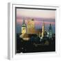 View of Frauenkirch and City at Night, Munich, Bavaria, Germany, Europe-null-Framed Photographic Print