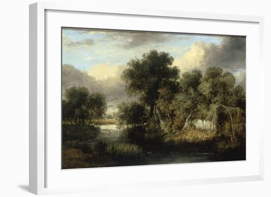 View of Fritton Decoy, Norfolk-James Stark-Framed Giclee Print