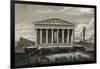 View of Front of Parthenon-null-Framed Giclee Print