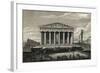 View of Front of Parthenon-null-Framed Giclee Print
