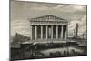 View of Front of Parthenon-null-Mounted Giclee Print