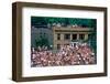 View of full bleachers, full of fans during a professional Baseball Game, Wrigley Field, Illinois-null-Framed Photographic Print