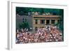 View of full bleachers, full of fans during a professional Baseball Game, Wrigley Field, Illinois-null-Framed Photographic Print