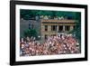 View of full bleachers, full of fans during a professional Baseball Game, Wrigley Field, Illinois-null-Framed Photographic Print