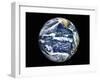 View of Full Earth Centered Over the Pacific Ocean-Stocktrek Images-Framed Photographic Print