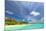 View of Funadoo Island from Funadovilligilli Island, Southern Maldives-Stuart Westmorland-Mounted Photographic Print