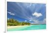 View of Funadoo Island from Funadovilligilli Island, Southern Maldives-Stuart Westmorland-Framed Photographic Print