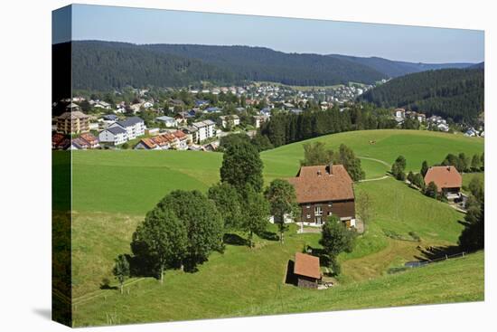 View of Furtwangen, Black Forest, Baden-Wurttemberg, Germany, Europe-Jochen Schlenker-Stretched Canvas