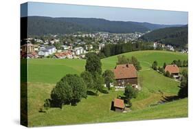 View of Furtwangen, Black Forest, Baden-Wurttemberg, Germany, Europe-Jochen Schlenker-Stretched Canvas