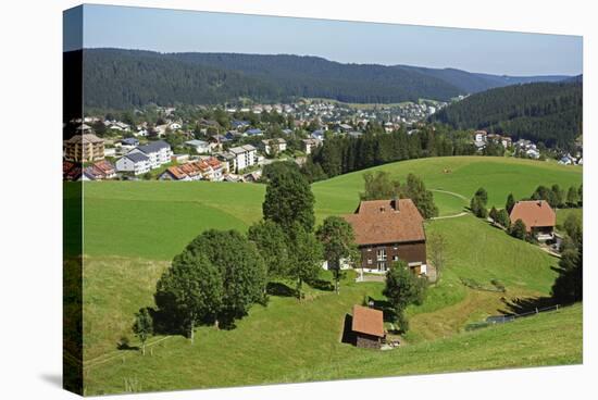 View of Furtwangen, Black Forest, Baden-Wurttemberg, Germany, Europe-Jochen Schlenker-Stretched Canvas