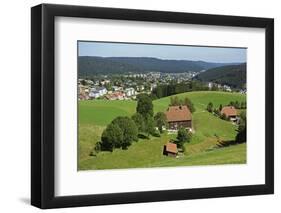 View of Furtwangen, Black Forest, Baden-Wurttemberg, Germany, Europe-Jochen Schlenker-Framed Photographic Print