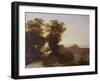 View of Gangolfo Castle, 1851-Giambattista Bassi-Framed Giclee Print