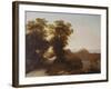 View of Gangolfo Castle, 1851-Giambattista Bassi-Framed Giclee Print