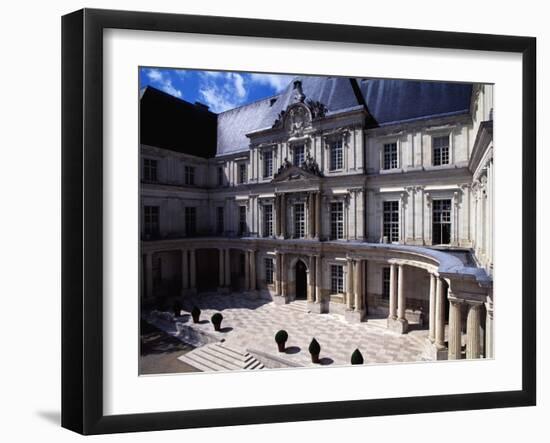 View of Gaston D'Orleans Wing, 1635-1638-Francois Mansart-Framed Giclee Print