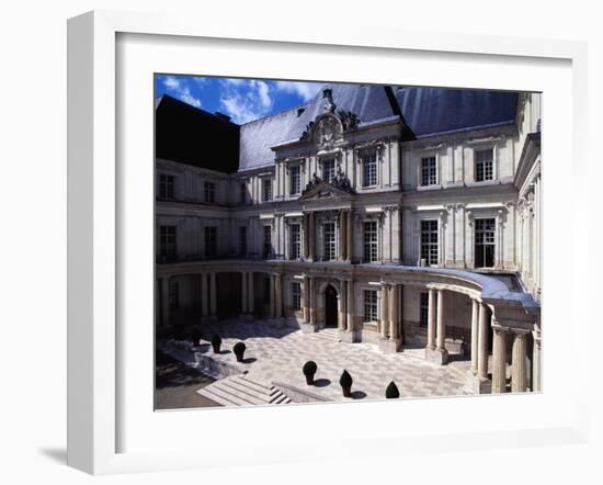 View of Gaston D'Orleans Wing, 1635-1638-Francois Mansart-Framed Giclee Print