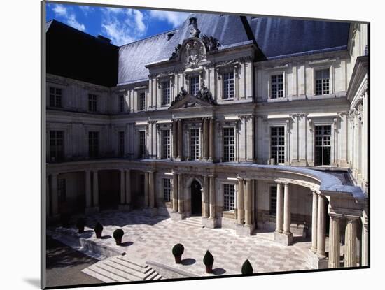 View of Gaston D'Orleans Wing, 1635-1638-Francois Mansart-Mounted Giclee Print