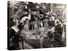 View of Gay 90S Wedding Reception-null-Stretched Canvas
