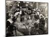 View of Gay 90S Wedding Reception-null-Mounted Photographic Print