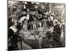 View of Gay 90S Wedding Reception-null-Mounted Photographic Print