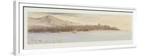 View of Genoa, 1864-Edward Lear-Framed Premium Giclee Print