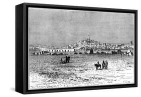View of Ghardaia, Algeria, C1890-Armand Kohl-Framed Stretched Canvas