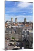View of Ghent, Flanders, Belgium, Europe-Ian Trower-Mounted Photographic Print