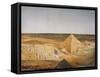 View of Giza Necropolis, 1842-1845-null-Framed Stretched Canvas